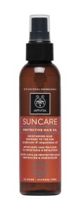Apivita Suncare Protective Hair Oil 150ml - Protects and preserves hair shine and health under the sun