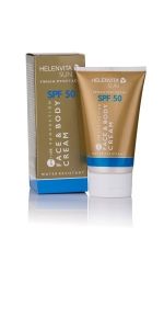 Helenvita Sun Face & Body cream SPF50 150ml - Αδιάβροχη αντηλιακή κρέμα προσώπου και σώματος