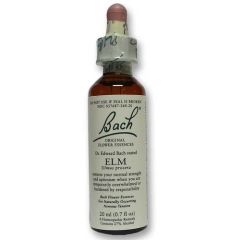 Bach Rescue Remedy Elm 20ml - Bach Rescue Remedy Wild Rose 20ml - Natural Method Of Healing