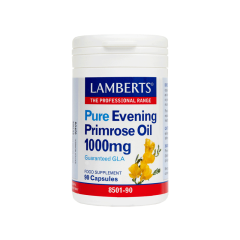 Lamberts Pure Evening Primrose Oil 1000mg 90caps - high quality oil specially selected for its purity and consistent GLA level