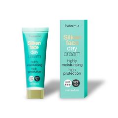 Evdermia Silken face day cream SPF40 50ml - Ενυδατική - Αντιηλιακή κρέμα προσώπου (μπορεί να χρησιμοποιηθεί όλο το χρόνο)