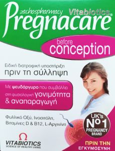 Vitabiotics Pregnacare Conception (Fertility&Reproduction) 30tabs - για την αναπαραγωγική υγεία της γυναίκας