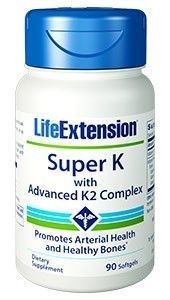 Life Extension Super K with advanced K2 complex 90soft.caps - Για υγιή αγγεία και γερά οστά