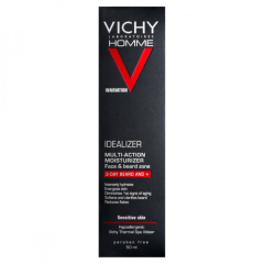 Vichy Homme Idealizer Hydrating Face cream 50ml - Multi-action men’s moisturiser for the beard and face