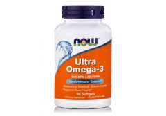 Now Ultra Omega 3 (500EPA/250DHA) 90softgels - Cardiovascular support from pure fish oil