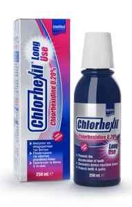 Intermed Chlorhexil 0,20% Mouthwash Daily Use 250ml - specially designed for active control and elimination of microorganisms