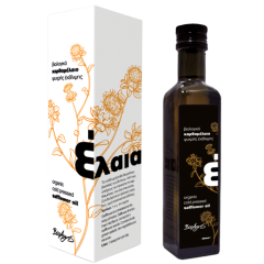 Βιοαγρός Safflower Organic cold pressed oil 250ml - Καρθαμέλαιο ψυχρής έκθλιψης