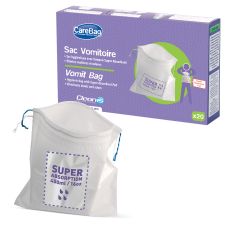 Cleanis CareBag Vomit Bag 20bags - Μετατρέπει τα σωματικά υγρά σε πήκτωμα και κλειδώνει τις κακές οσμές