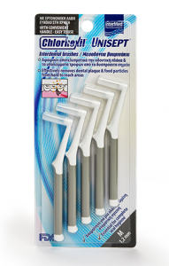 Intermed Chlorhexil Interdental Brushes M 1,2mm - For The Effective Cleansing Of Interdental Spaces