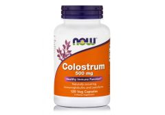 Now Colostrum 500mg for healthy immune function 120veg.caps - Το πρωτόγαλα είναι πλούσιο σε αντισώματα 