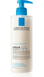 La Roche Posay Lipikar Syndet AP+ Wash Cream 400ml - Εξαιρετικά απαλή κρέμα-αφρόλουτρο καθαρισμού για αναπλήρωση λιπιδίων