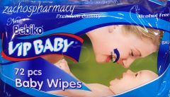 Bebiko Vip Baby Wipes 72pcs - Baby Wipes