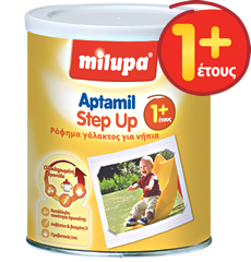 Milupa Aptamil Step Up powdered milk for babies 1 + years 800gr - contributes to the excellent and healthy growth of the infant