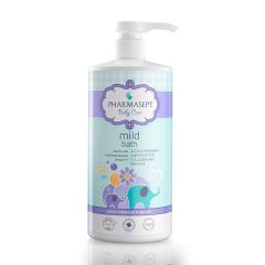 Pharmasept Baby care Mild Bath 1000ml - Φυσικό βρεφικό αφρόλουτρο για σώμα & μαλλιά