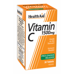  Health Aid Vitamin C 1500mg With Bioflavonoids Pro.release 30tabs - Βιταμίνη C Με Βιοφλαβονοειδή Βραδείας Αποδέσμευσης