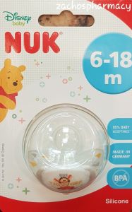 Nuk Disney Baby Silicone Soother 6-18months 1piece - With Disney figures