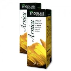 Inoplus Arnica cream for bruises & muscle wounds 50gr - Βοηθά σε διαστρέμματα, μελανιές και πόνους μϋικών αρθρώσεων