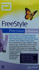 Abbott Freestyle Precision Neo Ketone Measuring Strips 10strips - Ταινίες Παρακολούθησης Κετόνης Αίματος