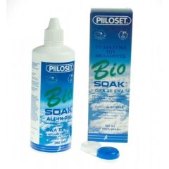 Piiloset BioSoak Bio Contact lenses fluid 360ml - βιολογικά παραγόμενο ειδικό καθαριστικό για φακούς επαφής