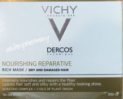 Vichy Nutri Reparateur Hair mask 200ml - Μάσκα Θρέψης & Επανόρθωσης Για Ξηρά Μαλλιά