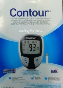 Bayer Contour Glucose meter & 50 Contour test strips 1kit/50str - 50 ταινίες μέτρησης σακχάρου & 1 μετρητής δώρο