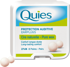 Quies Wax earplugs (27dB) 8pairs - Οι κλασσικές κέρινες ωτοασπίδες