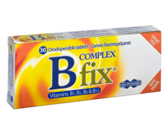 Unipharma B Complex Fix (B1,B2,B6,B12) 30 orodisp.tabs - συμπληρώνει τις ανάγκες του οργανισμού σε μια ποικιλία βιταμινών Β