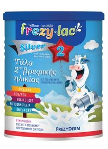 Frezyderm Frezylac Silver 2 Powdered Cow's Milk 400gr - Διατροφή Του Βρέφους Από τον 6° μήνα έως τον 12° μήνα