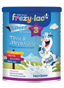 Frezyderm Frezylac Silver 3 Powdered Cow's Milk 400gr - διατροφή του βρέφους από τον 12° μήνα