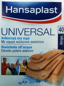 Hansaplast Universal Water Resistant Plasters 1box (40plasters)