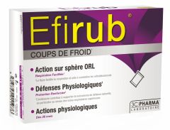 3C Pharma Efirub for the upper respiratory tract 8sachets - Πιο εύκολη αναπνοή & ενισχυμένη άμυνα στο κοινό κρυολόγημα
