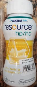 Nestle Resource HP/HC Oral Liquid Vanilla 200ml - Hyperprotein & hypercalorie dietary supplement