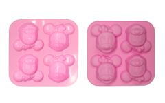 4 Minnie Mouse soap silicone mold (SM150) 1piece - Φόρμα σιλικόνης με 4 ανάγλυφες Μινι Μαους