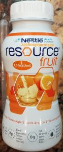 Nestle Resource Fruit (1,5kcal/ml) Orange flavor 200ml - Υπερπρωτεϊνικό & Υπερθερμιδικό Συμπλήρωμα Διατροφής