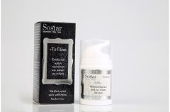 Sostar Moisturizing Face & eye cream for men 50ml - with organic donkey milk, collagen, hyaluronic acid