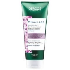 Vichy Dercos Vitamin A,C,E Hair conditioner for dull hair 250ml - Αναζωογονητικό conditioner για θαμπά & άτονα μαλλιά
