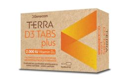 Genecom Terra D3 Tabs Plus 2000IU 60softgels - Για την καλή υγεία οστών και ανοσοποιητικού συστήματος
