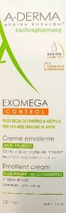 A-Derma Exomega Control Creme emollient 200ml - reduces dryness and calm irritations in atopic and very dry skin
