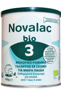 Novalac Bio 3 for 3rd infancy children 400gr - Βιολογικό Ρόφημα Γάλακτος σε σκόνη 3ης Βρεφικής Ηλικίας