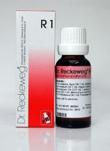 Dr.Reckeweg R1 Homeopathy oral drops 50ml - Oral drops for Inflammation, fever, infection, pain