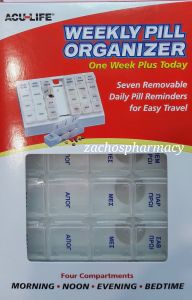 Health Enterprises Acu-Life Weekly Pill Organizer 1piece - Εβδομαδιαία θήκη χαπιών