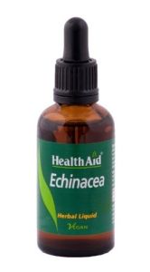 Health Aid Echinacea Oral Liquid drops 50ml - Εχινάκεια (Εχινάκια) - Μειώστε τα συμπτώματα του κρυολογήματος (Πόσιμες σταγόνες)