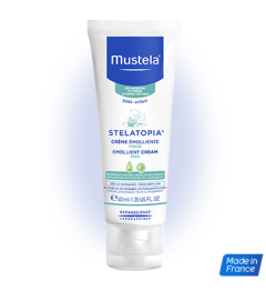 Mustela Stelatopia Emollient face cream 40ml - soothing sensations of itchy skin & reducing redness