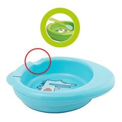 Chicco Warmy plate Blue 6m+ 1piece - Warm for longer to eat with their comfort