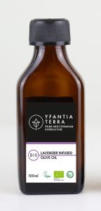Yfantia Terra Lavender Carrier oil 100ml - Organic lavender extract in olive oil