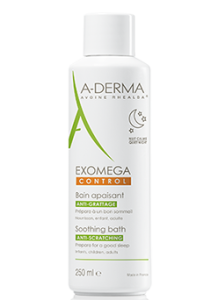 A-Derma Exomega Control Bain (Soothing Bath) 250ml - Soothes and moisturizes skin