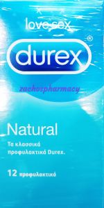 Durex Natural condoms 12pcs - Κλασσικά προφυλακτικά (12)