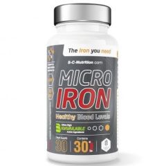 SCN Micro iron (MICROiron) iron supplement 30v.caps - The highest bioavailability iron available on the supplement market