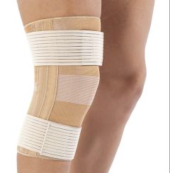 Anatomic Help Knee Support 4 Spiral Plates & straps (1505) 1.piece - Knee Pad Reinforced with 4 Spiral Plates and Straps, Elastic