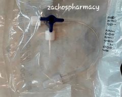 yvwell Sterile 3-way stop cock-link with extension 10cm 1piece - 3way στρόφιγγα (μπλε κάνουλα) με προέκταση